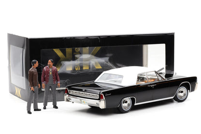 1:18 Lincoln Continental 1963 Movie Bad Boys schwarz + Figuren 1:18 KK-Scale