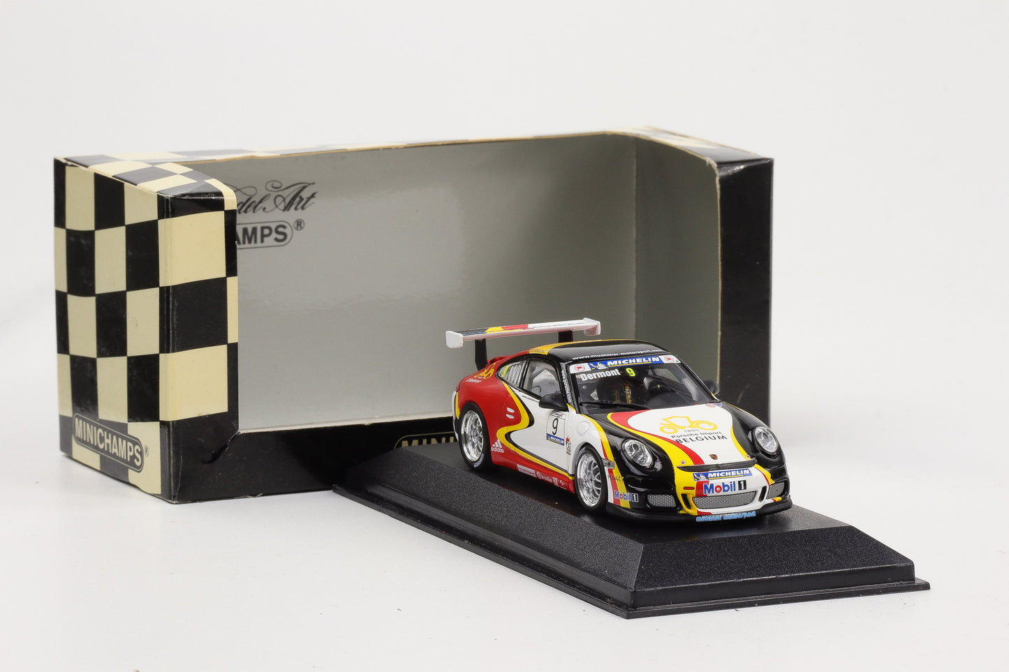 1:43 Minichamps Porsche 911 GT3 Cup Porsche Supercup 2006 #9 Dermont