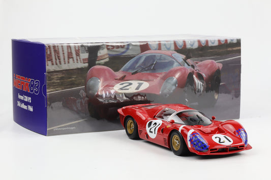 1:18 Ferrari 330 P3 Coupe #21 Bandini, Guichet 24h Le Mans 1966 WERK83 diecast