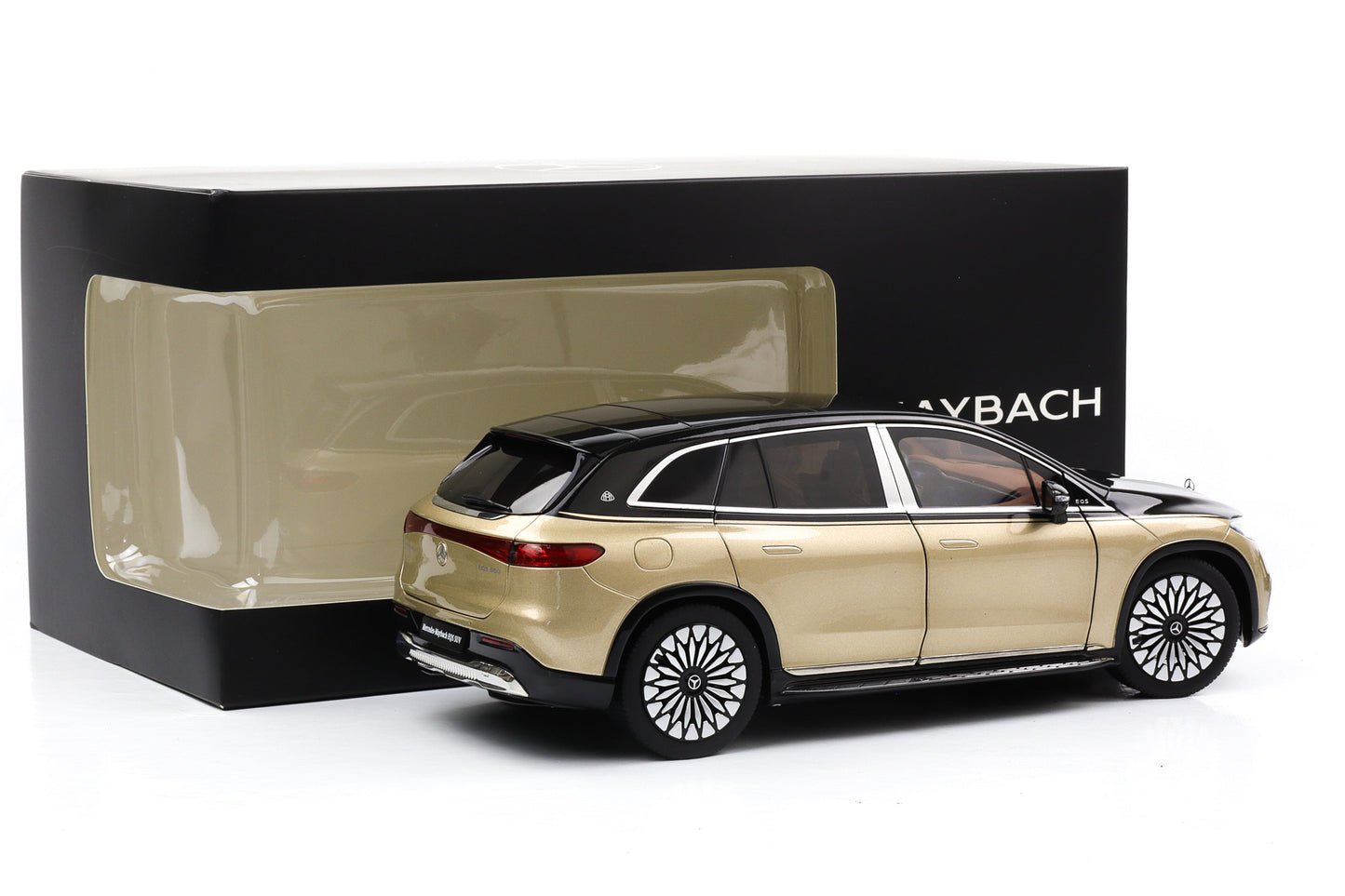1:18 NZG Mercedes-Maybach EQS 680 Z296 SUV 2024 gold-schwarz exclusive