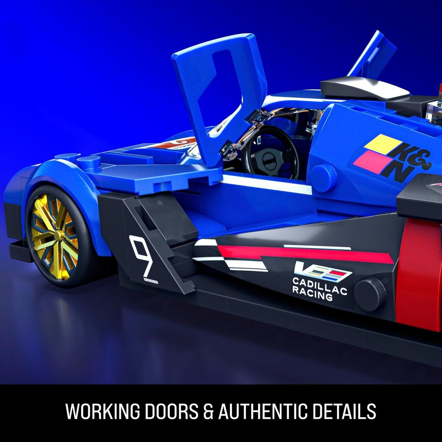 1:32 Hot Wheels Elite Mattel Brick Shop Serie Bauset Cadillac Project Gtp Hypercar