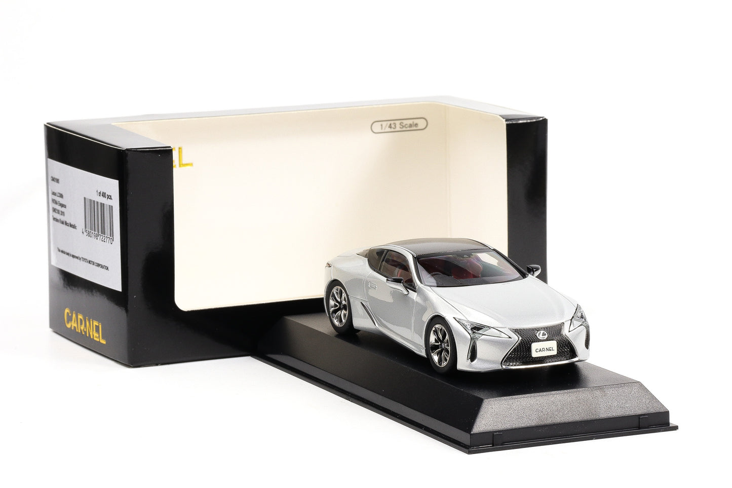 1:43 Kyosho Lexus LC500 URZ100 2017 Sonic silber CN431705 by Carnel