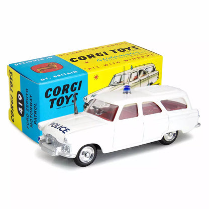 1:48 Corgi Toys Ford Zephir Autobahnpolizei weiß Nr. 419 Repro