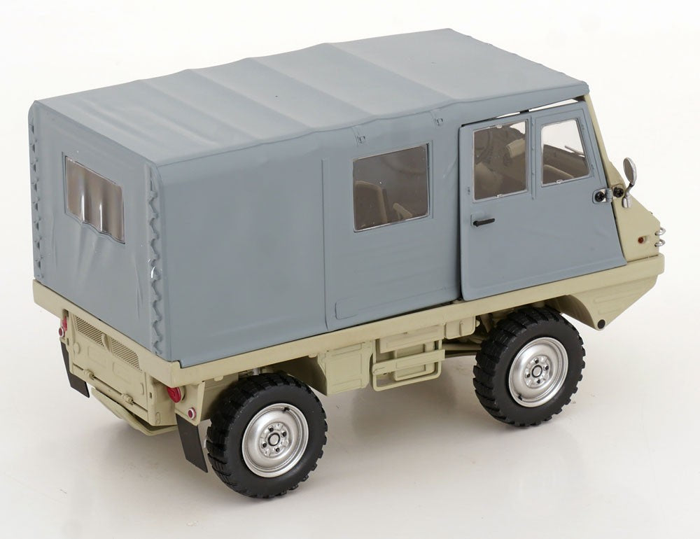 1:18 Schuco Steyr-Puch Haflinger 700AP 4x4 1959-74 creme grey