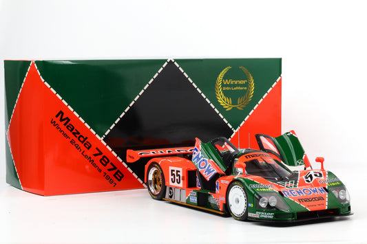 1:12 WERK83 Mazda 787B #55 Sieger 24h LeMans 1991 Weidler Herbert Gachot