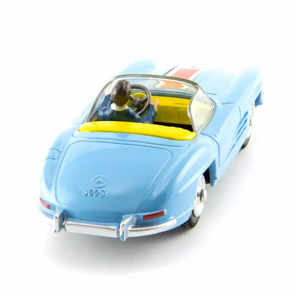 1:46 Corgi Toys Mercedes-Benz 300 SL Roadster Cabrio blau Nr. 303S Repro