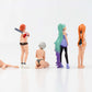 1:18 Figur Cosplay Girls 6 Figuren Set American Diorama