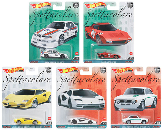 1:64 Spettacolare Set 2023 Car Culture 5 Models Premium Hot Wheels FPY86 - 977B