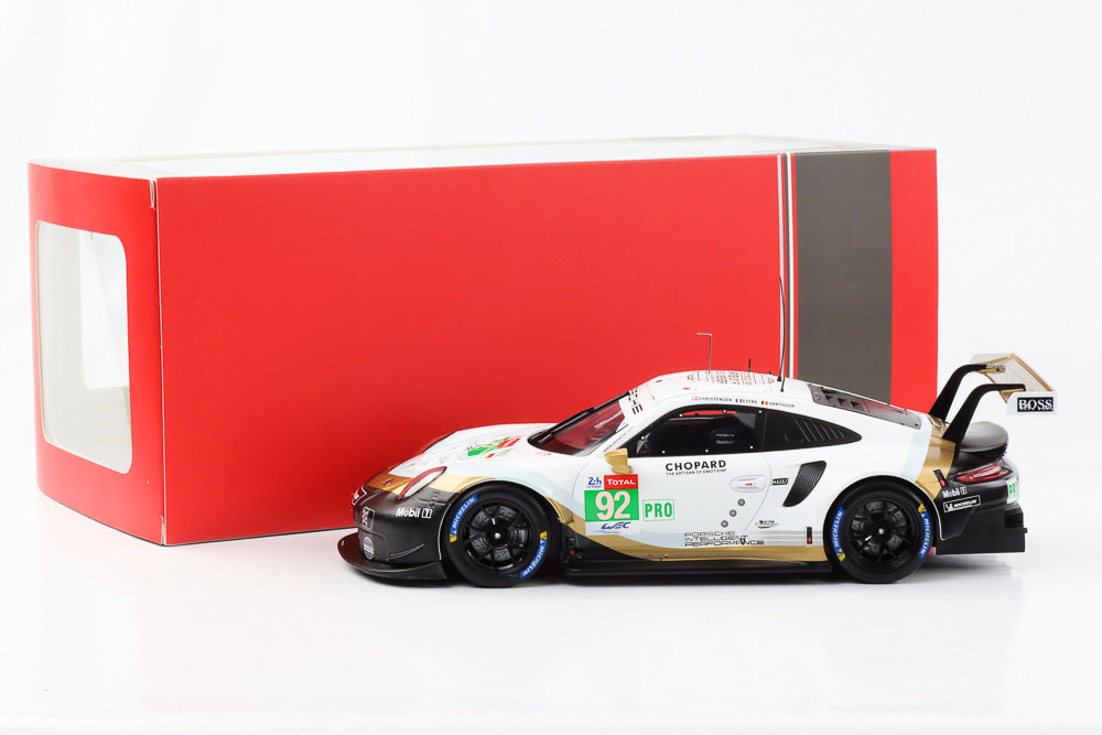 1/18 Porsche 911 991 RSR #92 Team GT 24h Le Mans 2019 IXO