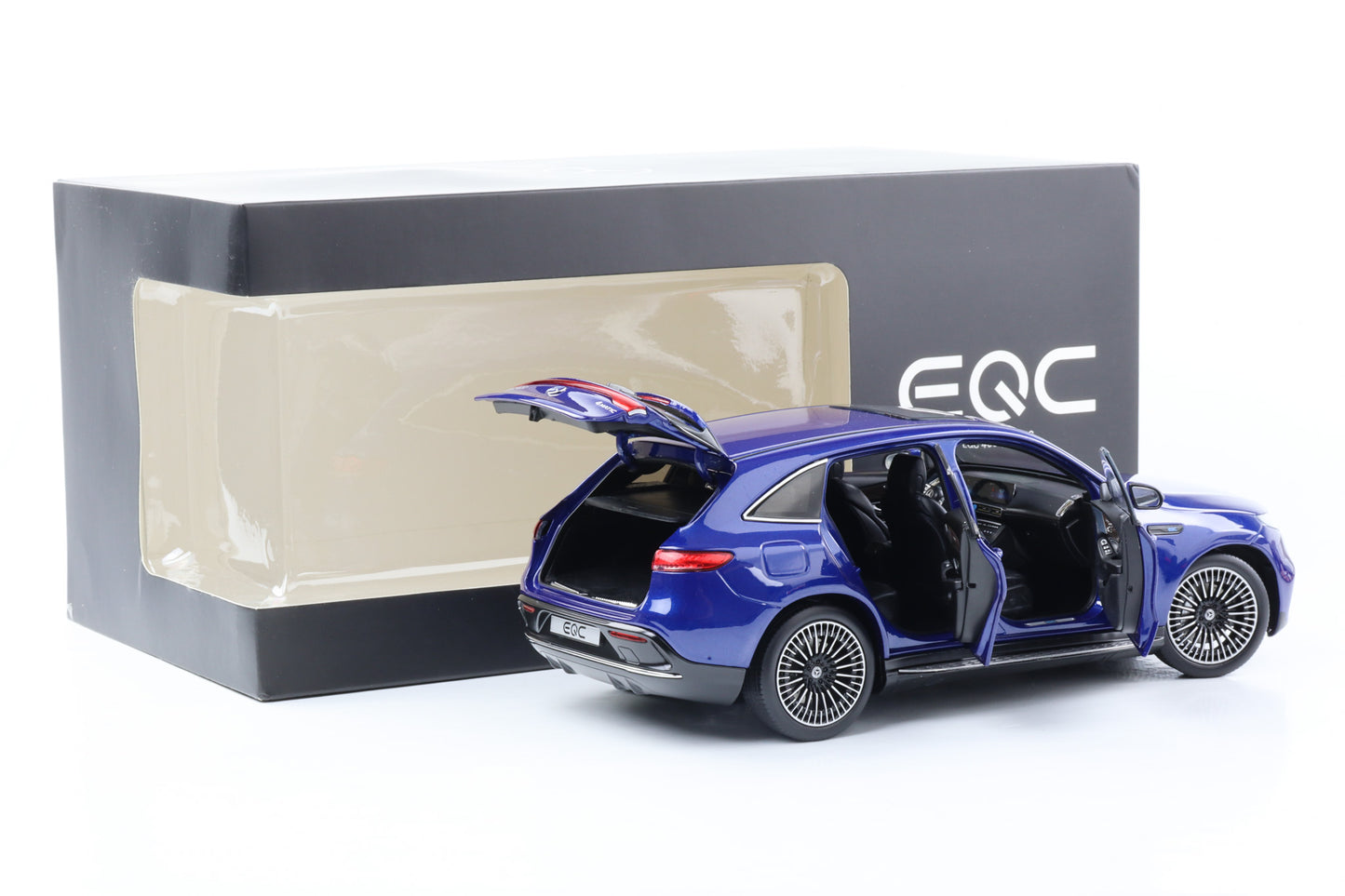 1:18 NZG Mercedes Benz EQC 400 4Matic N293 brillantblau 2019 Dealer