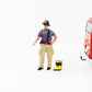 1:18 figure fire department Firefighters Getting ready American diorama figures
