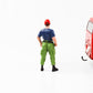 1:18 Figure Fire Department Firefighters Captain off Duty American Diorama Figures