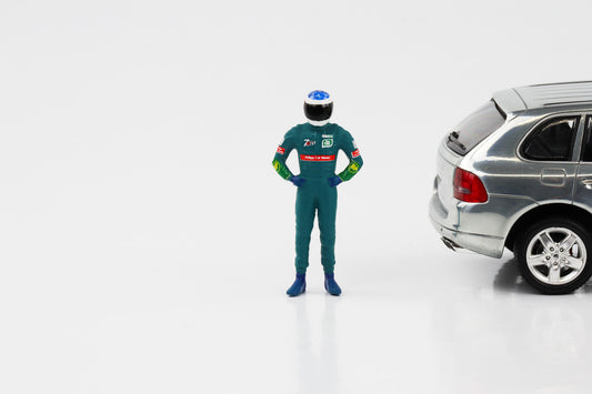 Figurine F1 1:43 M. Schumacher vert 1991 Jordan Formule 1 Cartrix CT009 41mm