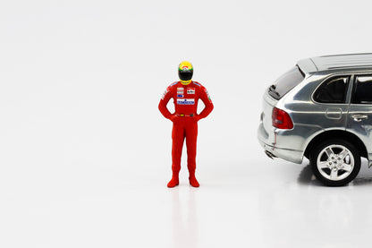 1:43 F1 figurine A. Senna 1993 rouge McLaren Formule 1 Cartrix CT050 41mm
