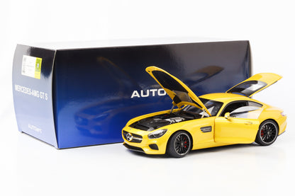 1:18 AUTOart 2015 Mercedes-Benz AMG GT S feixe solar amarelo 76314