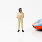1:18 Figur Le Mans F1 Racing Legends Rennfahrer Figuren American Diorama