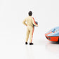 1:18 Figur Le Mans Racing Legend 60s Fahrer B beige American Diorama Figuren