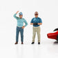 1:18 Figure Le Mans Racing Legend 50s Set 2 Figures Driver American Diorama