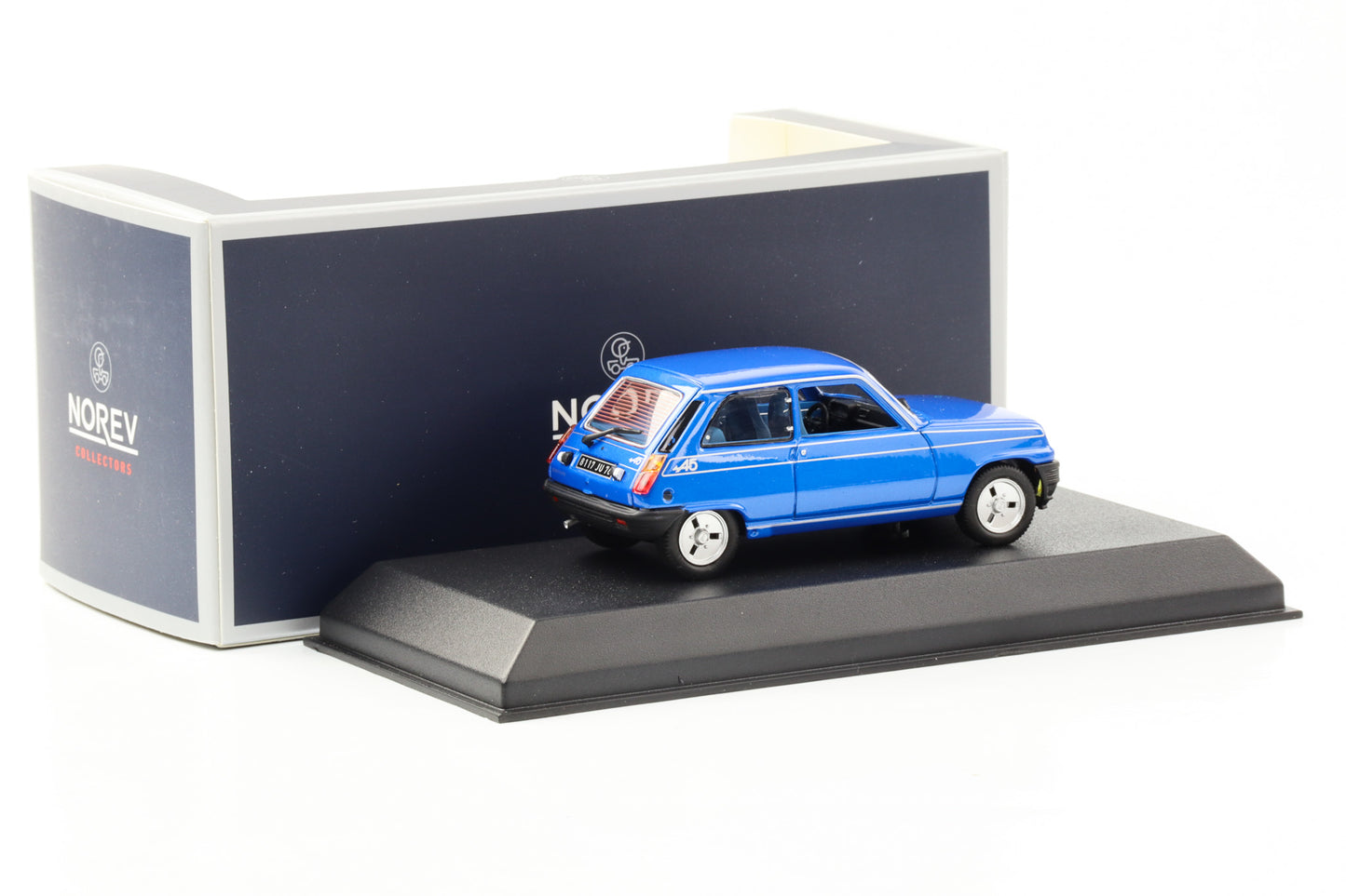 1:43 Renault 5 R5 Alpine azul metálico 1972 Norev diecast 510512