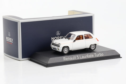 1:43 Renault 5 R5 Laureate Turbo branco 1985 Norev diecast 510513