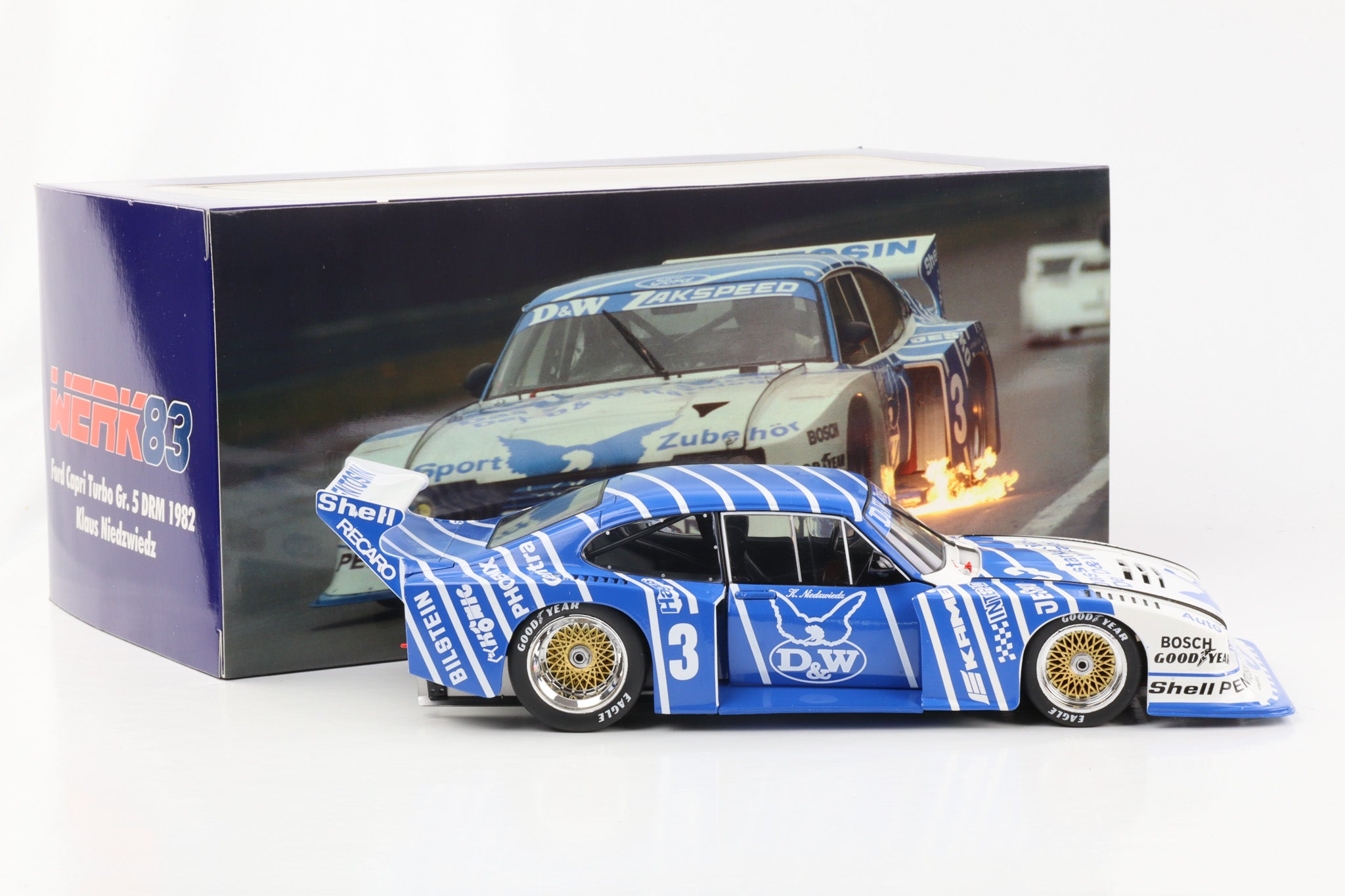 1:18 Ford Capri Turbo Gr.5 D&W #3 DRM 1982 Klaus Niedzwiedz