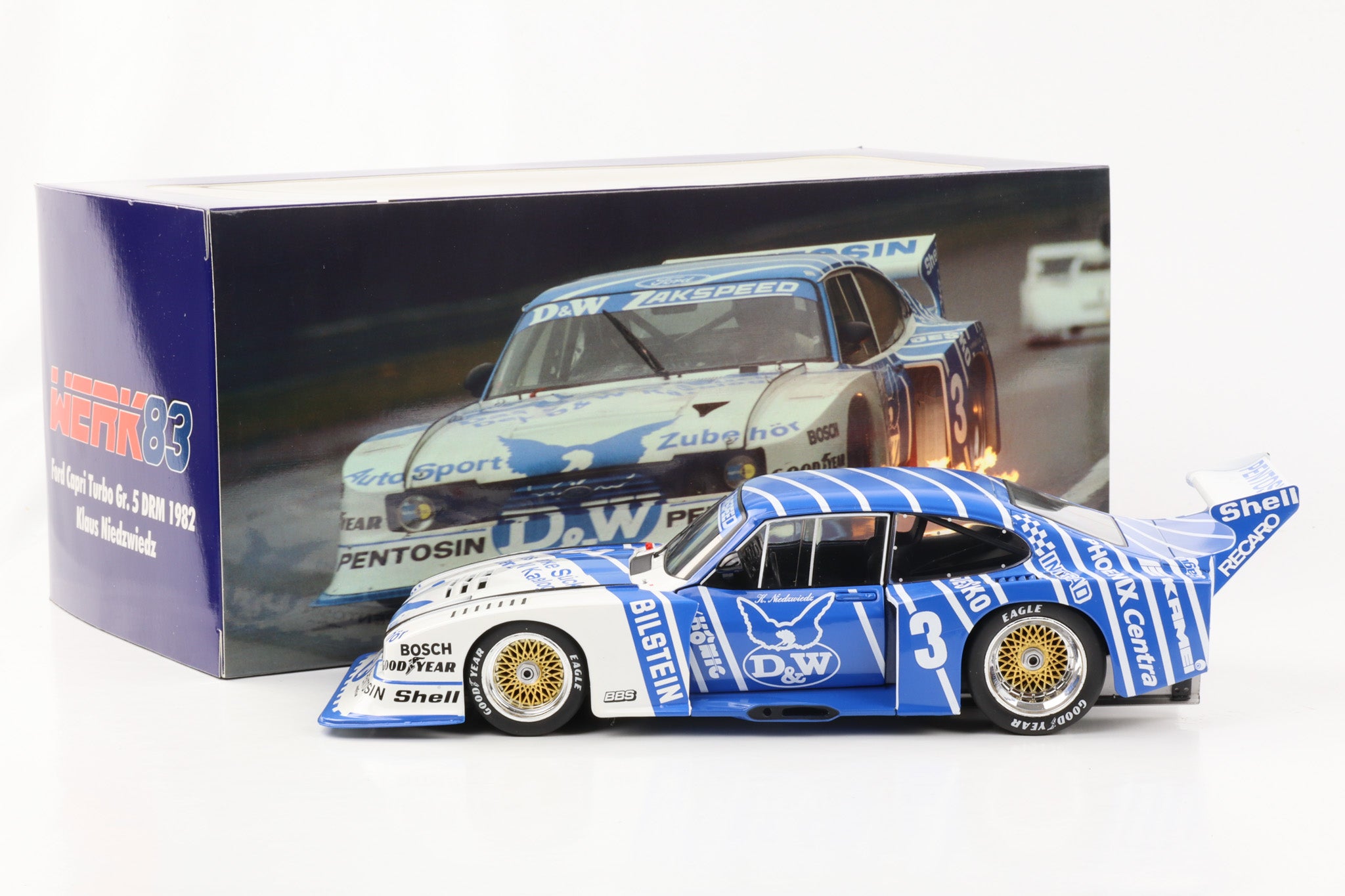 1:18 Ford Capri Turbo Gr.5 D&W #3 DRM 1982 Klaus Niedzwiedz Werk83