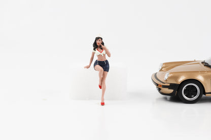 1:24 Figure Pin-up Girls Donna Ragazza Figure Selezione Diorama americano