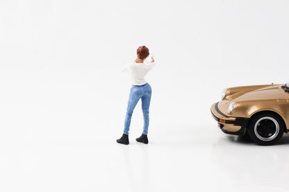 1:24 Figura Car Meet 1 Street Racing Figuras Mujer Hombre American Diorama