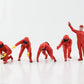 1:18 Figure F1 Team Pit Crew Red Set III 7 Figures American Diorama