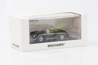 1:43 Porsche 356 Speedster 1956 schwarz Minichamps limited