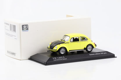 1:43 VW 1303 S Beetle 1973 corredor amarillo-negro Minichamps Limited