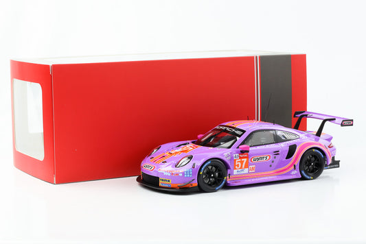 1:18 Porsche 911 RSR nº 57 Equipo Proyecto 1 24h Le Mans 2020 IXO