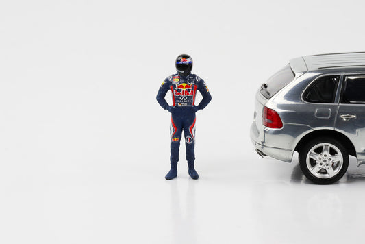 Figurine F1 1:43 S. Vettel noire 2012 Red Bull Formule 1 Cartrix CT053 41mm