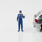 1:43 F1 Figure N. Lauda blue with Cap blue Formula 1 Cartrix CT059 41mm