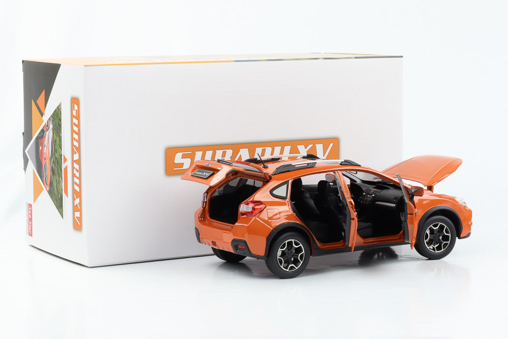 1:18 Subaru XV full opening tangerine orange perl SunStar 5571 diecast