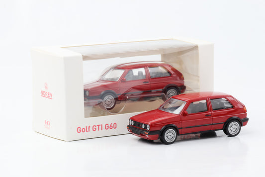1:43 VW Golf II GTI G60 Volkswagen rojo Jet Car Norev diecast 840062