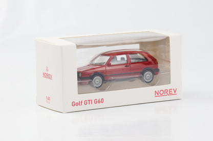 1:43 VW Golf II GTI G60 Volkswagen red Jet Car Norev diecast 840062