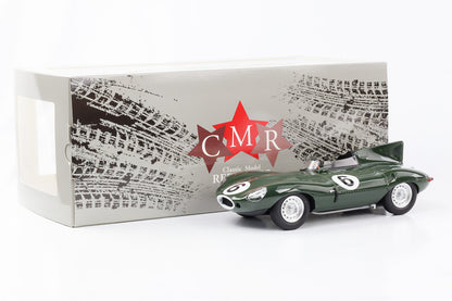 1:18 Jaguar D-Type Vainqueur 24H du Mans 1955 Hawthorn Bueb CMR moulé sous pression