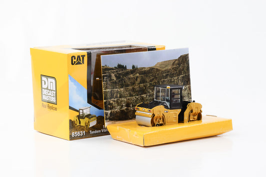 1:64 CAT CB-13 Rodillo vibratorio en tándem fundido a presión 75 mm DM