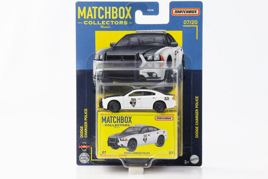 1:64 Dodge Charger Police Matchbox Collectors 07/20