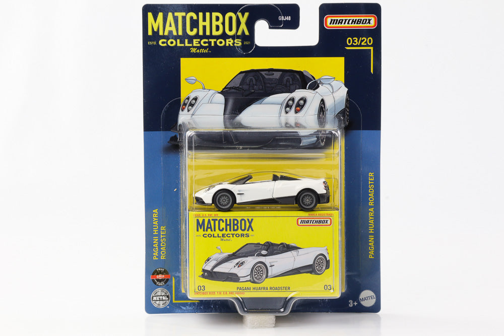 1:64 Pagani Huayra Roadster Matchbox Collectors 03/20