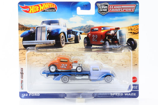 1:64 Trasporto di squadra 1932 Ford Speed ​​Waze #32 Hot Wheels