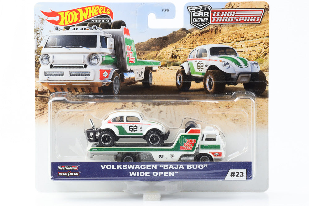 1:64 Team Transport VW BAJA BUG Wide Open #23 Hot Wheels