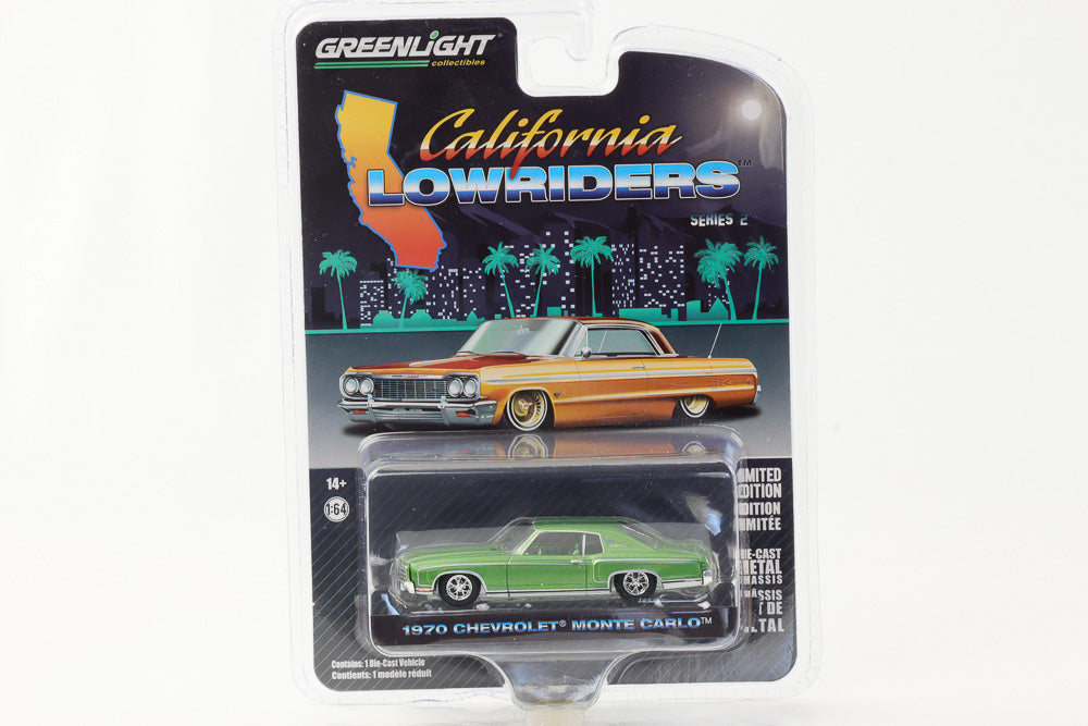 1:64 California Lowriders 1970 Chevrolet Monte Carlo metallic green Greenlight