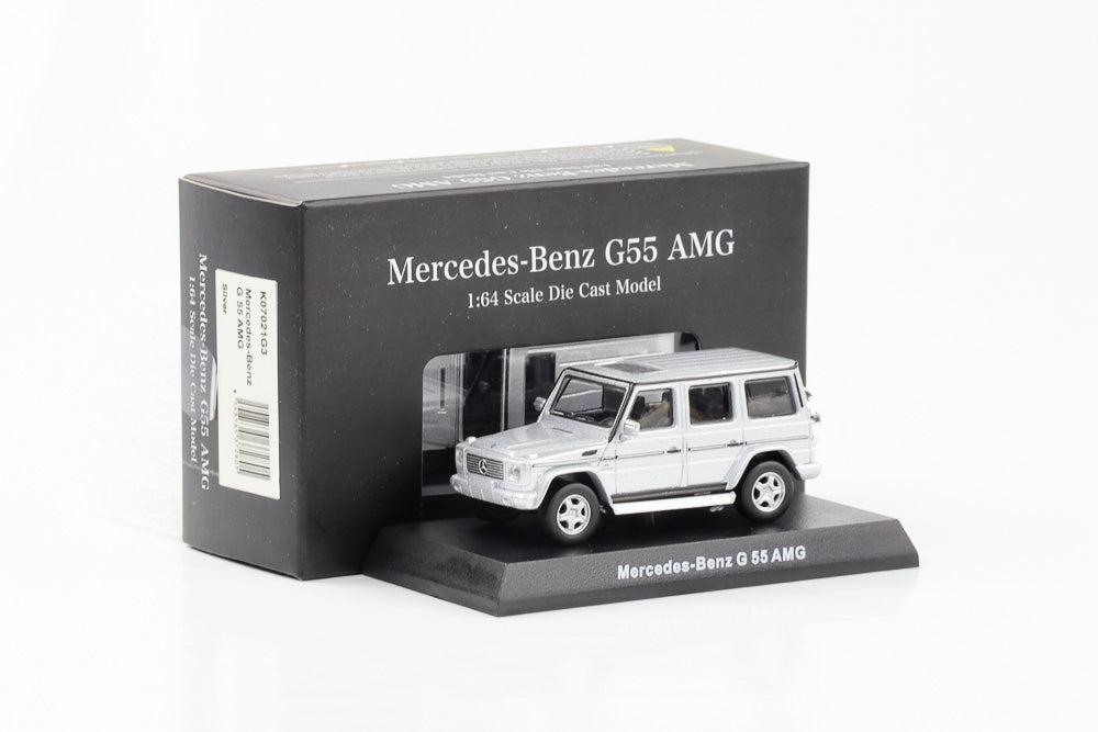 1:64 Mercedes-Benz G55 AMG silver Kyosho K07021G3
