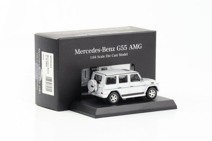 1:64 Mercedes-Benz G55 AMG plata Kyosho K07021G3