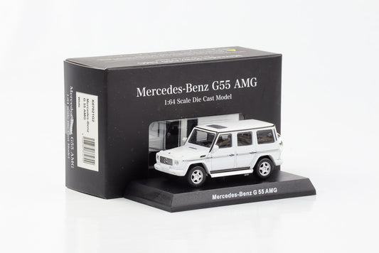 1:64 Mercedes-Benz G55 AMG White Kyosho K07021G2