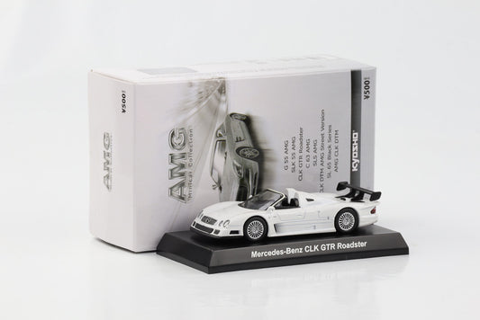 1:64 Mercedes-Benz CLK GTR Roadster Cabrio blanc Kyosho