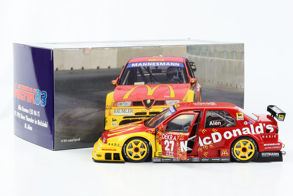 1:18 Alfa Romeo 155 V6 TI #27 McDonald's DTM / ITC Helsinki 1995