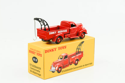 1:43 Grúa Studebaker camión Depannage rojo Dinky Toys Norev 25 R